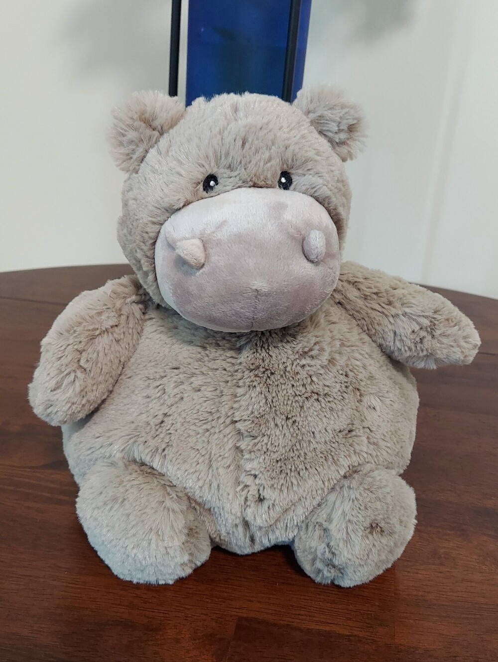 GUND Baby Chub the Hippo Hippopotamus Gray Plush Stuffed Animal Toy 12" Rare